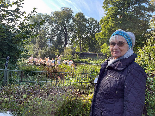 Bewohnerin des Kurhauses Hennef im Kölner Zoo Bewohnerin des Kurhauses Hennef im Kölner Zoo